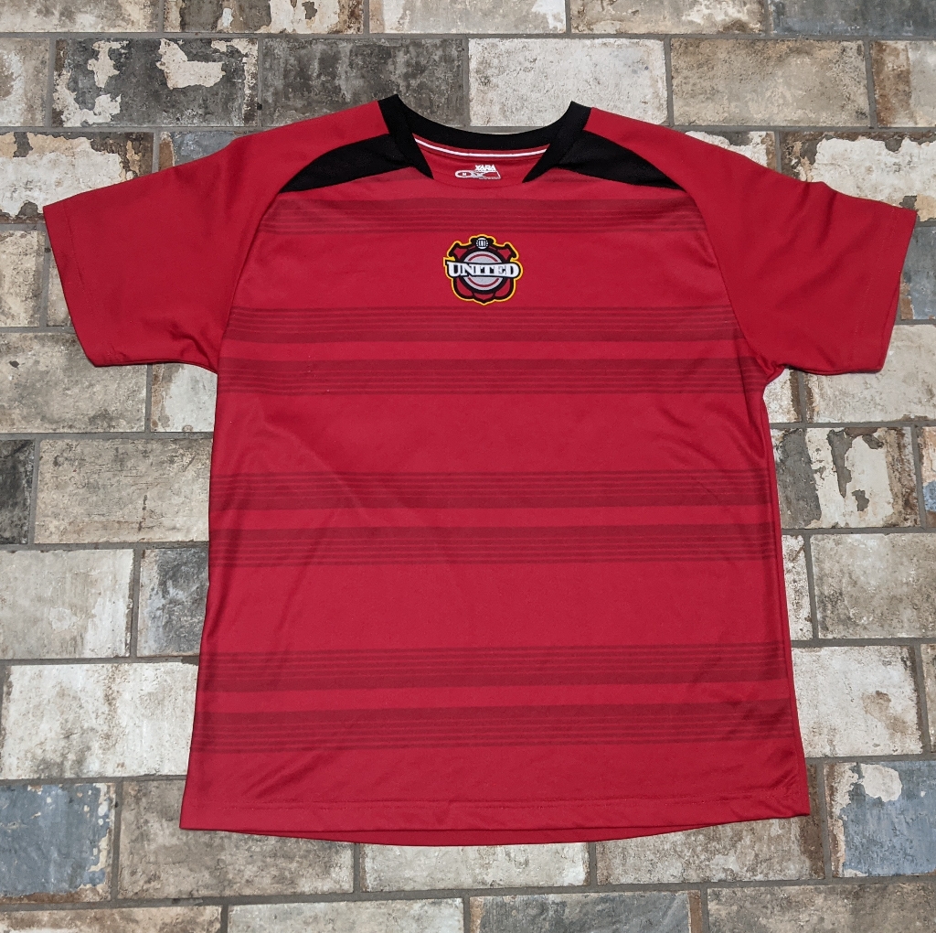 United Jersey Champions Series Adult Medium Red Short Sleeve